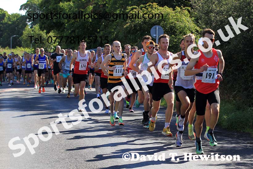 Tynedale Jelly Tea 10 Mile Road Race, Ovingham, Northumberland, Sunday, Aug. 21st. Photo: David T. Hewitson/Sports for All Pics